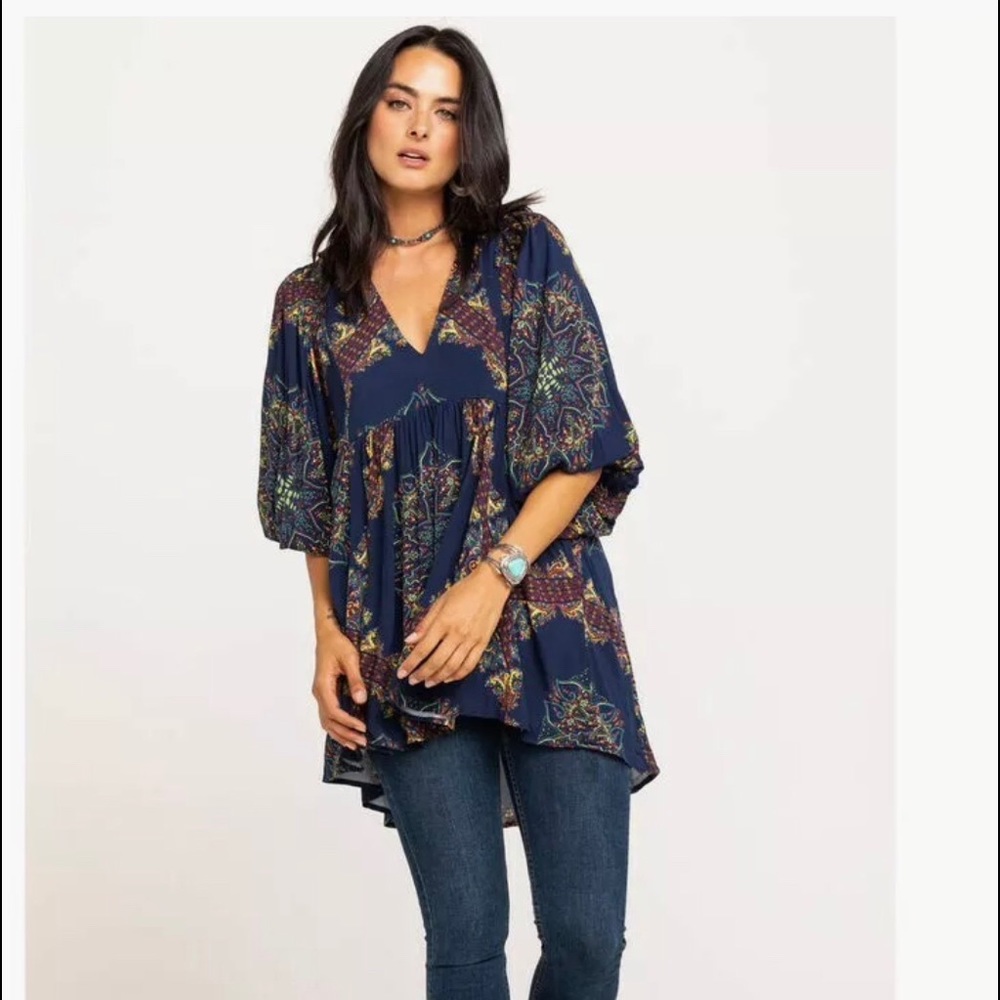NWT Free People Girl Talk Tunic Small